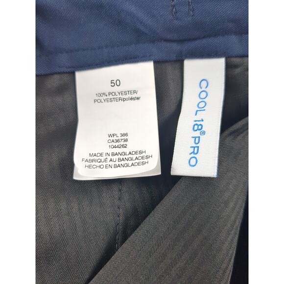 Haggar Cool 18 Pro Gabardine Pleated Expandable Waist Shorts 50Wx10 Big Tall NWT - Picture 11 of 12